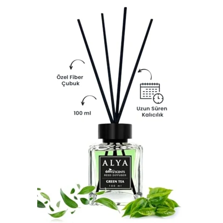 Natures Scents Green Tea Bambu Çubuklu Oda Kokusu - Yeşilçay Kokusu