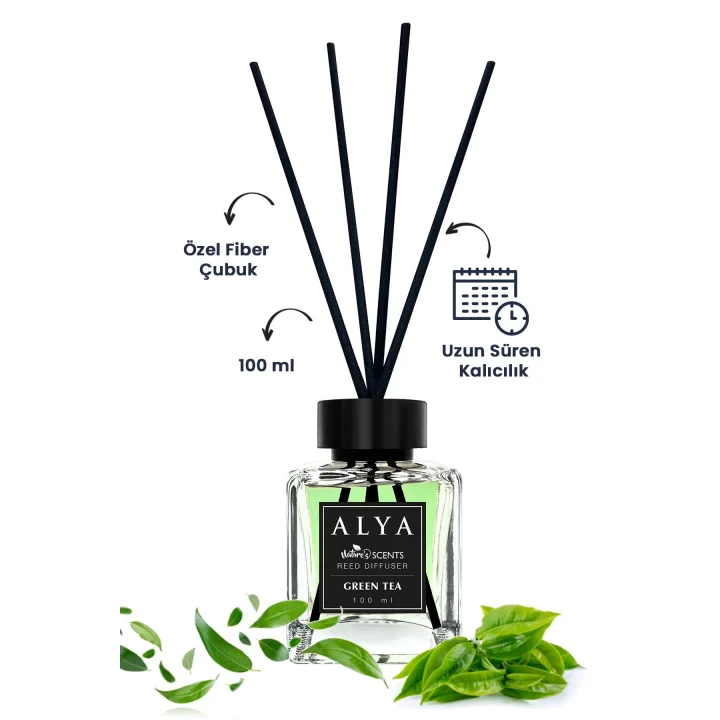 Natures Scents Green Tea Bambu Çubuklu Oda Kokusu - Yeşilçay Kokusu