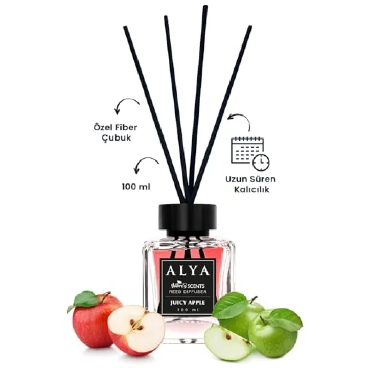 Natures Scents Juicy Apple Bambu Çubuklu Oda Kokusu- Elma Kokusu
