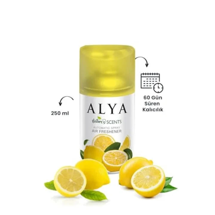 Natures Scents Lemon-Limon Oda Kokusu Yedek Makine Spreyi 250 ml