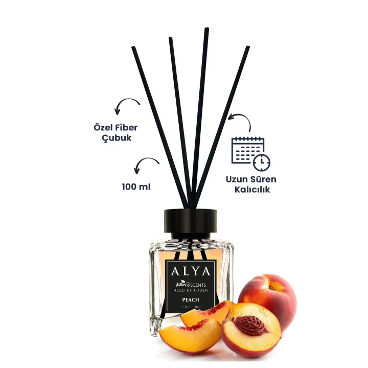 Natures Scents Peach Bambu Çubuklu Oda Kokusu- Şeftali Kokusu