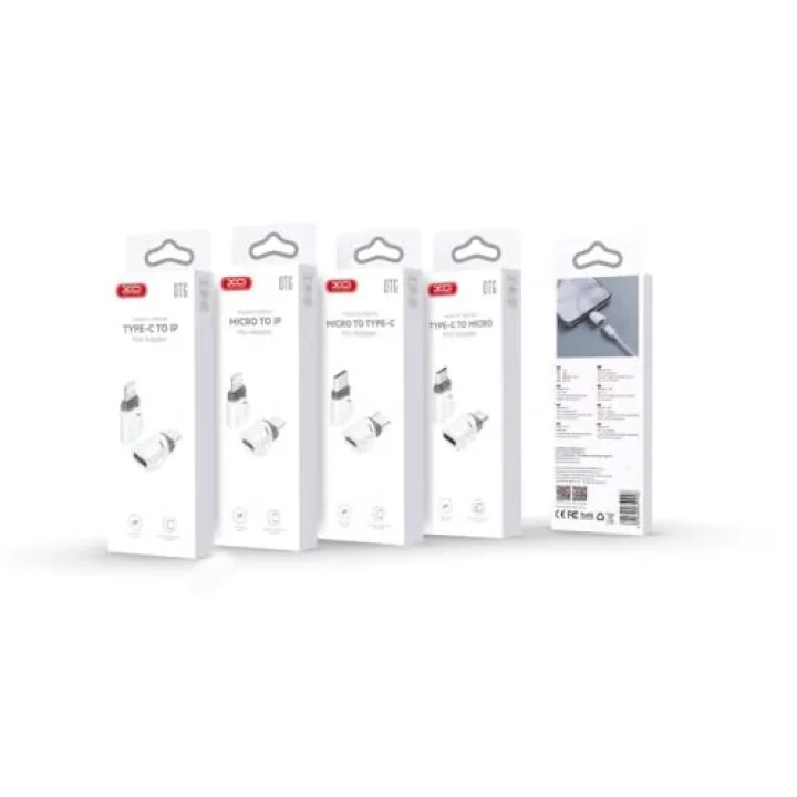 NB256E Lightning - Type-C Dönüştürücü Adaptör - Type-C Kablolarını iPhone Cihazlarda Kullanma Aparatı, Hızlı Veri Aktarımı ve Şarj Desteği, Beyaz