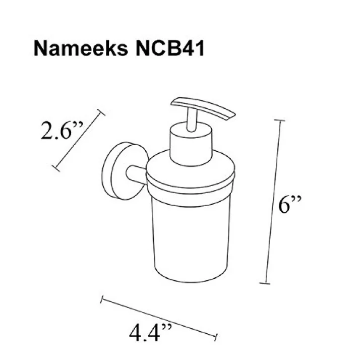 NCB41 NCB Sabunluk, Tek Boyut, Krom