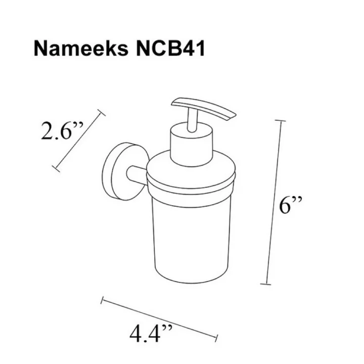 NCB41 NCB Sabunluk, Tek Boyut, Krom