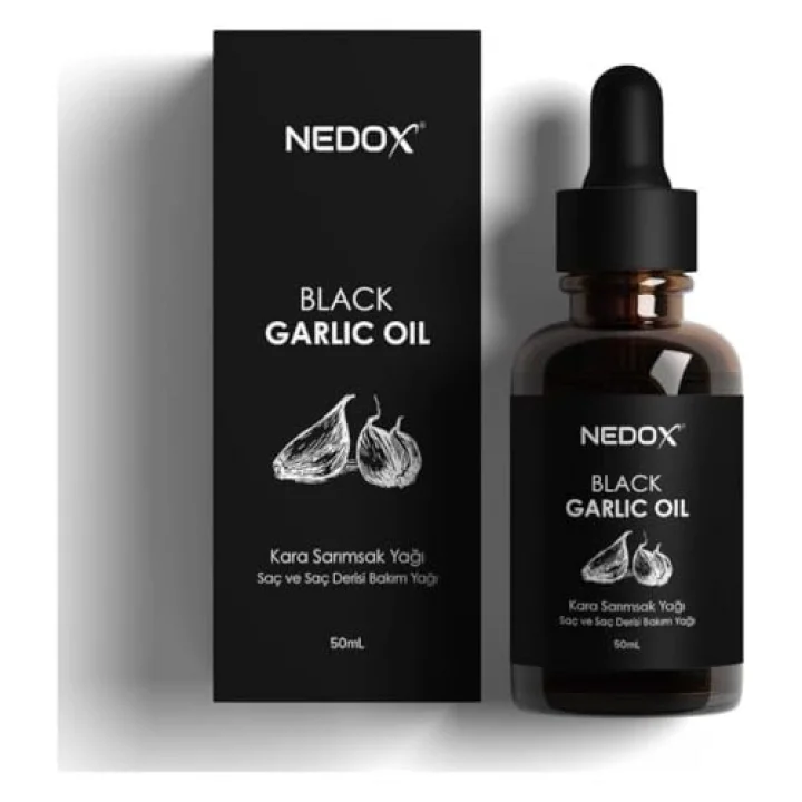 NEDOX Aşırı Yıpranmış Ve Dökülen Saçlara Özel Kara Sarımsak Yağı 50 Ml