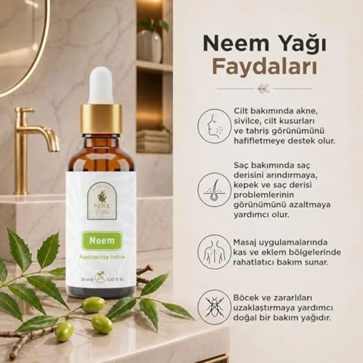 Neem Yağı 20 ml.%100 Saf