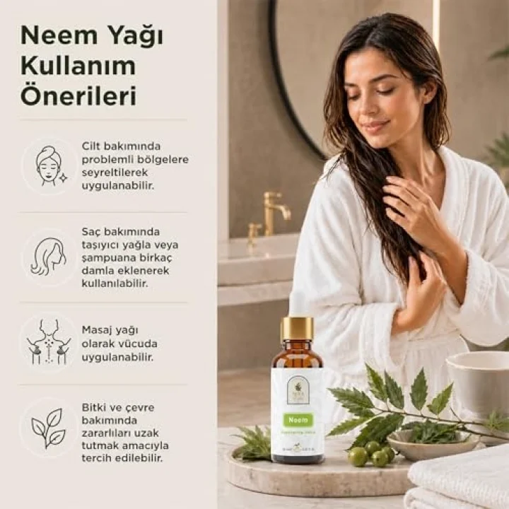 Neem Yağı 20 ml.%100 Saf