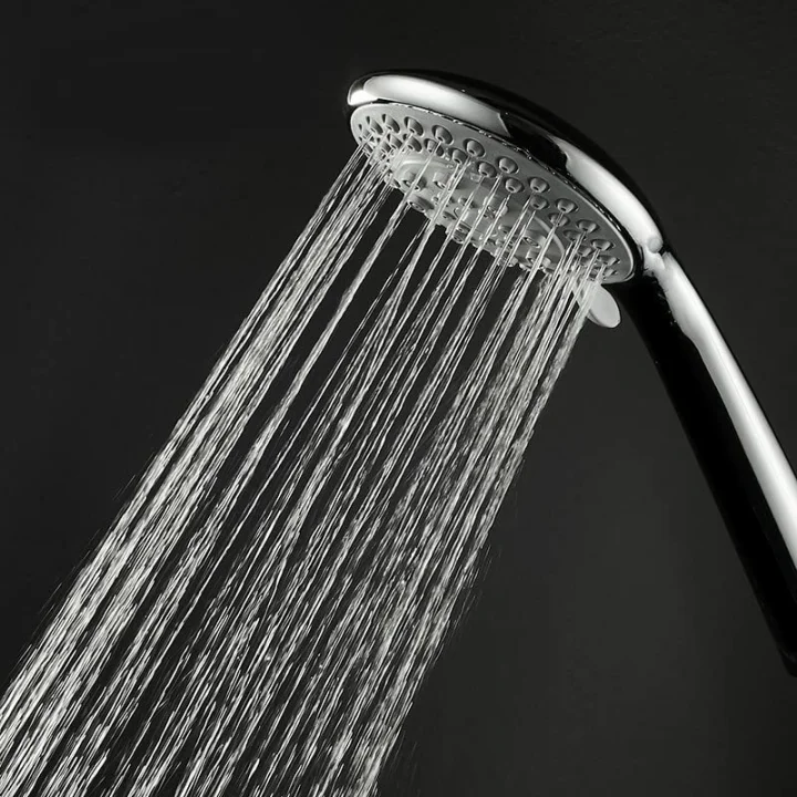 New 5 Fonksiyonlu Duş Başlığı + 150cm Duş Spirali Hortumu/Duş Seti Takımı