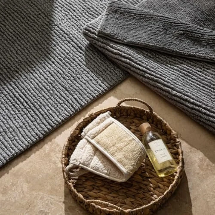 New Bambu Paspas 60X100 Cm Açık Gri