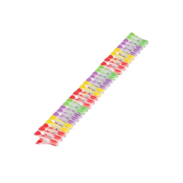 New-Max Elite Lale Desenli Silikon Mandal, Şeffaf, 30 Adet
