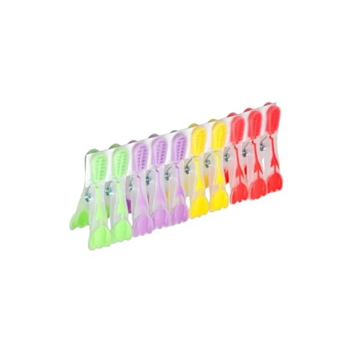 New-Max Elite Lale Desenli Silikon Mandal, Şeffaf, 30 Adet