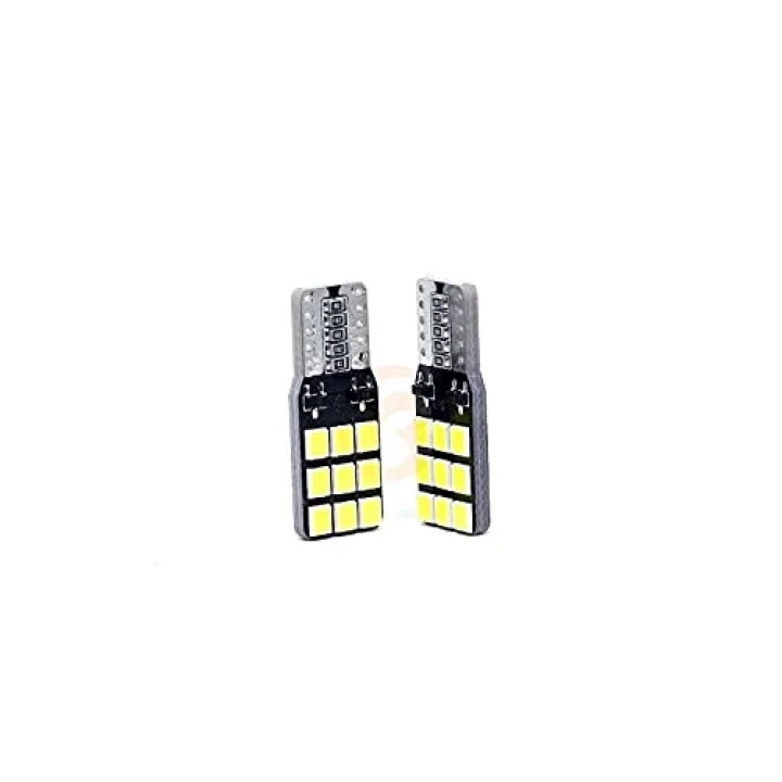 Niken 12V T10 Büyük Dipsiz Ampul 18 Ledli 2’li SET - Beyaz Işık