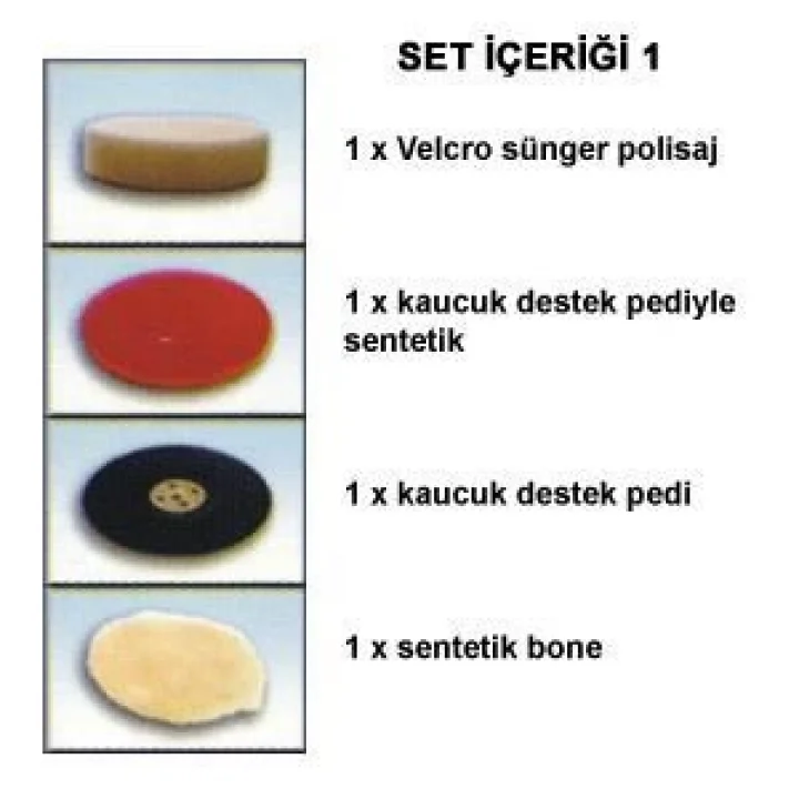 Mey İthalat® Nikon N 33995 Polisaj Seti 125 mm 9 Parça