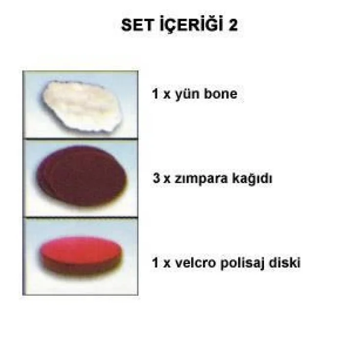 Mey İthalat® Nikon N 33995 Polisaj Seti 125 mm 9 Parça