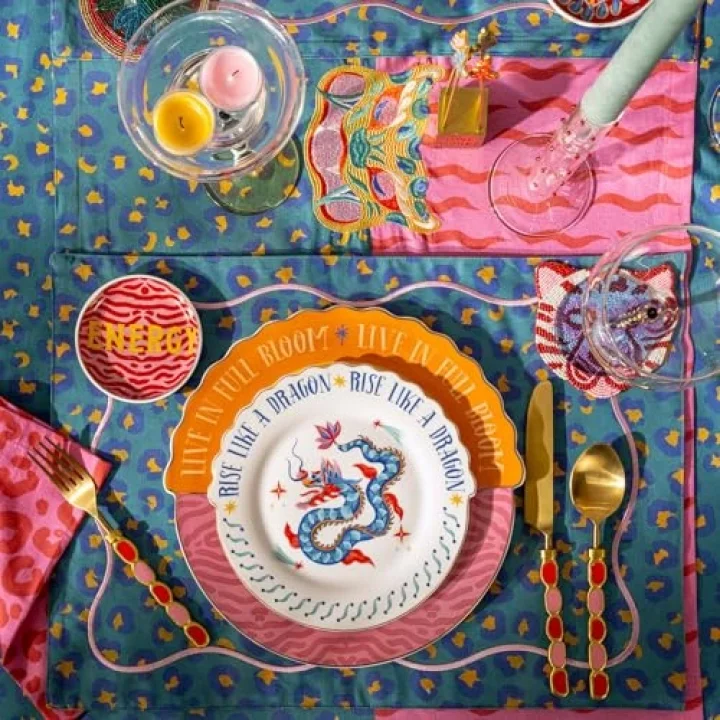 Nilüfer Koyu Yeşil Amerikan Servis 35x50 Cm