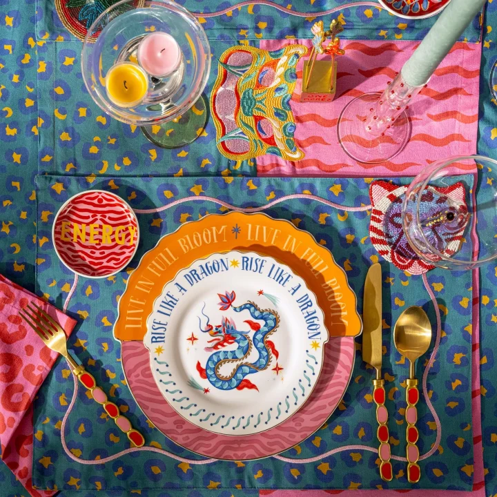 Nilüfer Koyu Yeşil Amerikan Servis 35x50 Cm