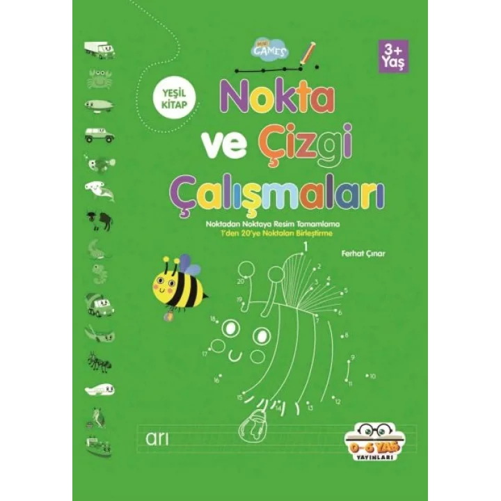 Nokta ve Çizgi Çalışmaları Yeşil Kitap