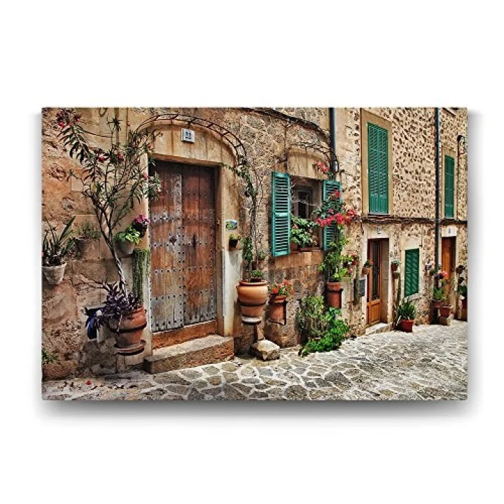 Nostalji Sokak Tablosu - 75x50cm