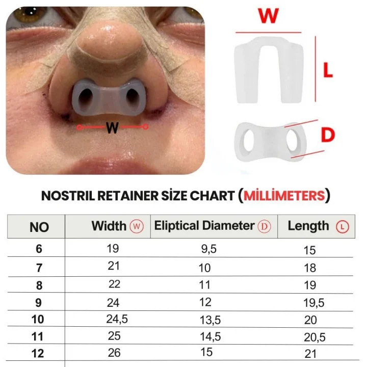 Nostril Retainer Burun Deliği Şekillendirici No:8