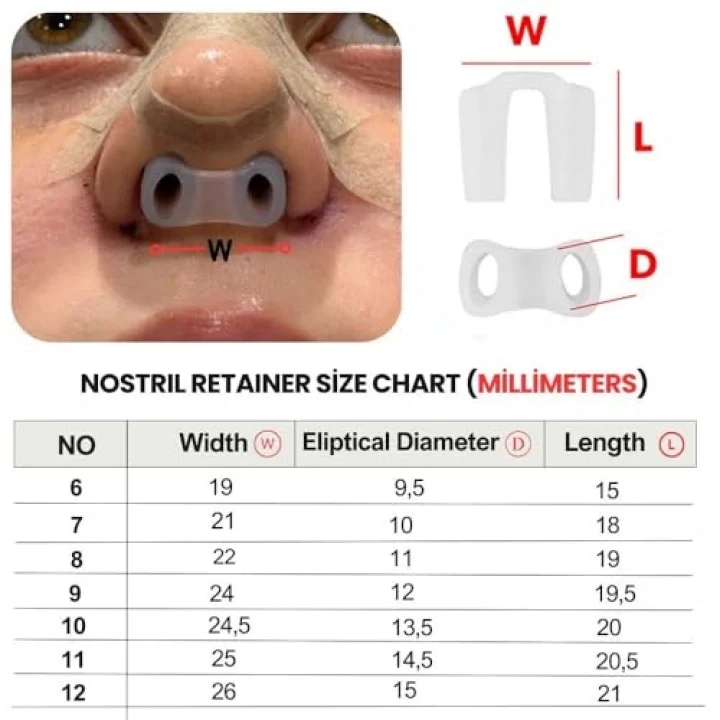 Nostril Retainer Burun Deliği Şekillendirici No:9