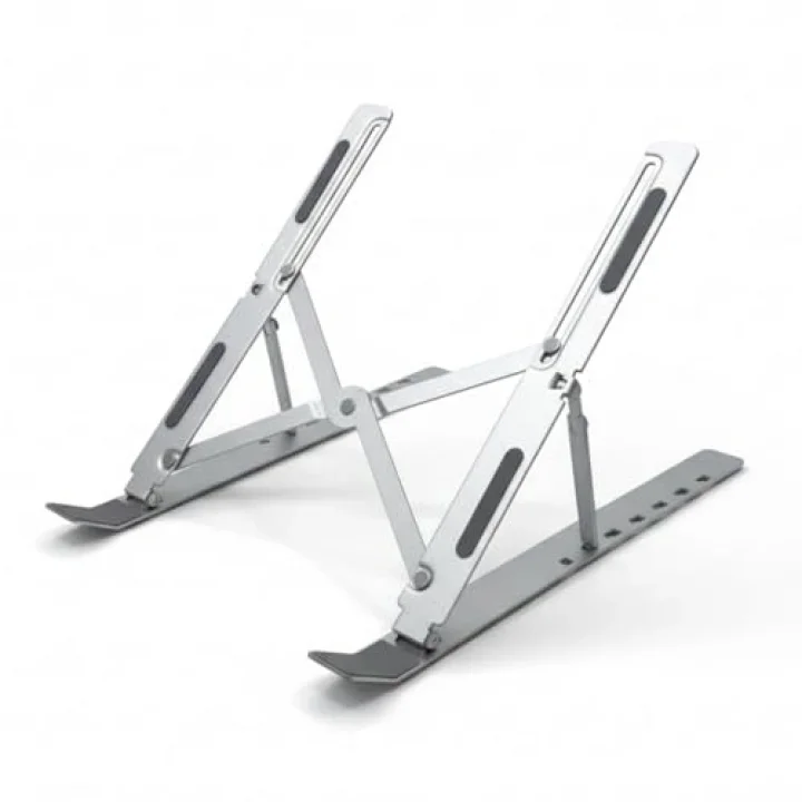 Notebook Standı 2in1 Katlanabilir Taşınabilir Folding Alüminyum Dizüstü Bilgisayar Standı Açısı Ayarlanabilir 7 Kademeli