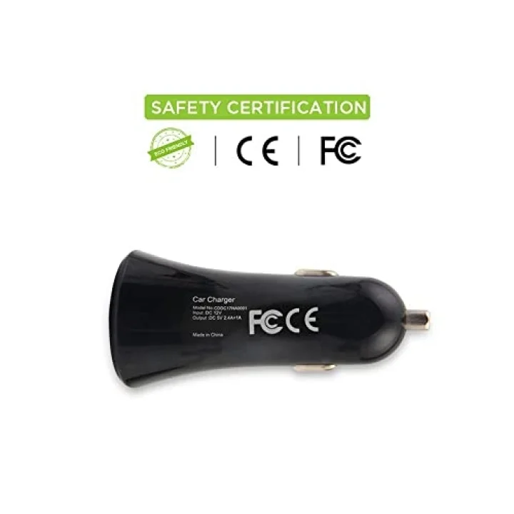 Novoo 3.4A 17W Çift USB Çıkışlı Araç Şarj Cihazı