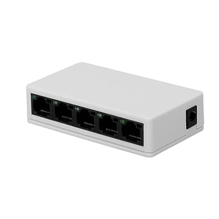 NR3 5 Port Led Işıklı Switch 100Mbps Ethernet İnternet Dağıtıcı Ağ Hub Ev Ofis İçin