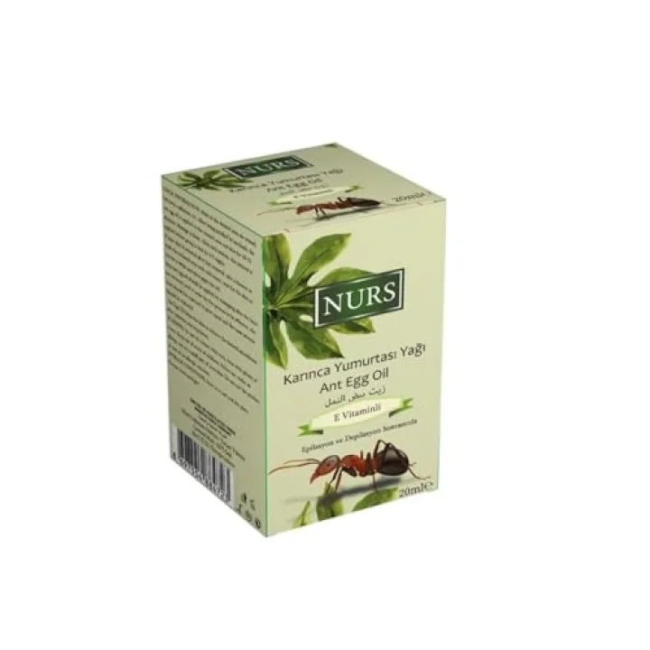 Nurs Karınca Yumurtası Yağı 20 Ml E- Vitaminli Epilasyon Ve Depilasyon Sonrasında