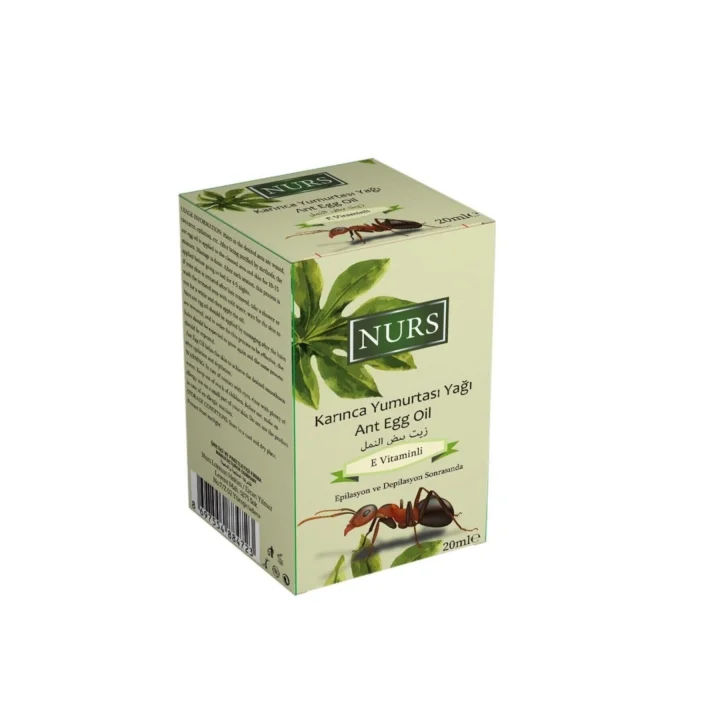 Nurs Karınca Yumurtası Yağı 20 Ml E- Vitaminli Epilasyon Ve Depilasyon Sonrasında