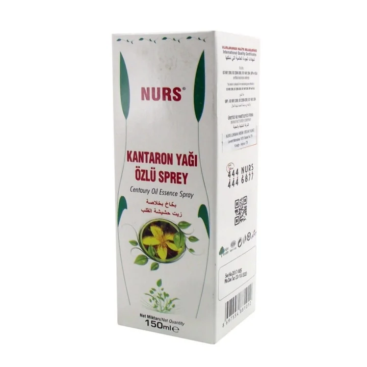 Nurs Lokman Hekim Nurs Kantaron Yağı Özlü Sprey 150 Ml