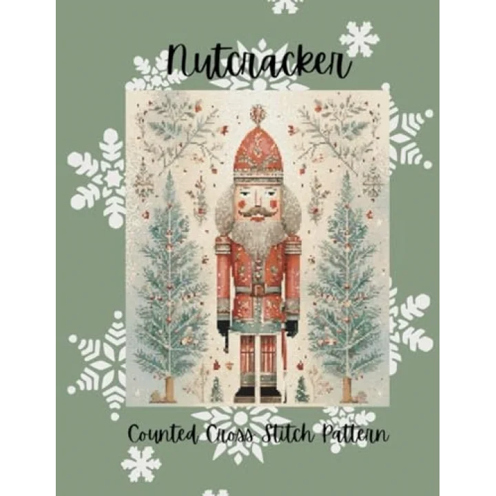 Nutcracker: Counted Cross Stitch Pattern, Holiday Cross Stitch