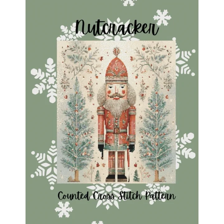 Nutcracker: Counted Cross Stitch Pattern, Holiday Cross Stitch