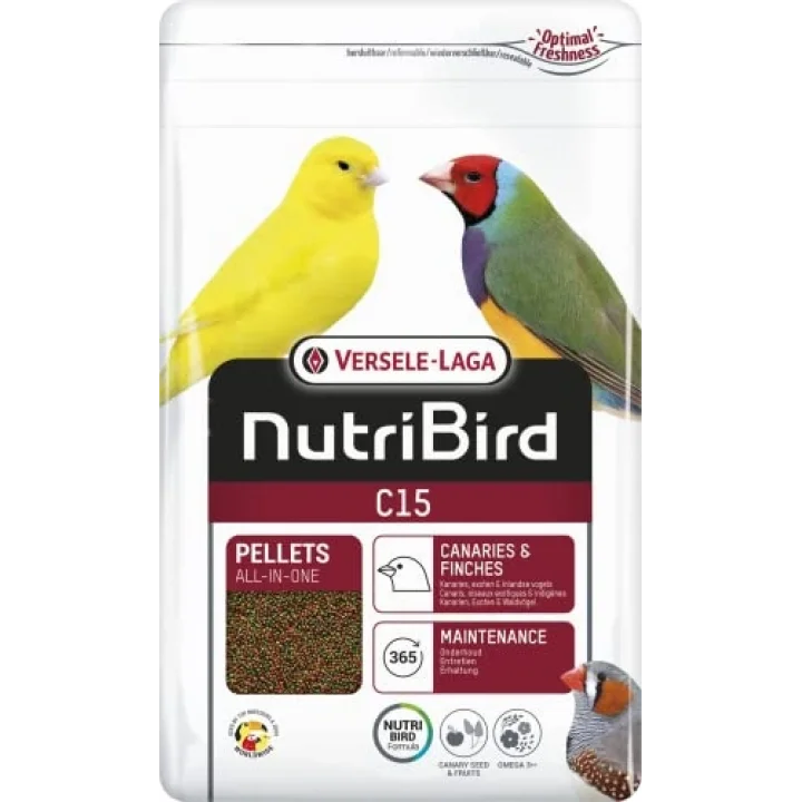 Nutribird C15 Kanarya Pelet Yem 3 Kg, 808-422106
