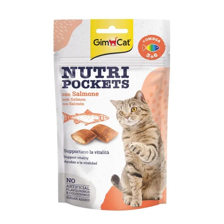 Nutripockets Kedi Ödülü Somon Omega 3&6 60 gr