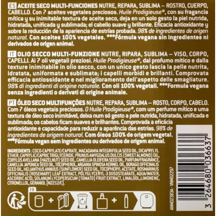 Nuxe Huile Prodigiuse Dry Oil + Roll On