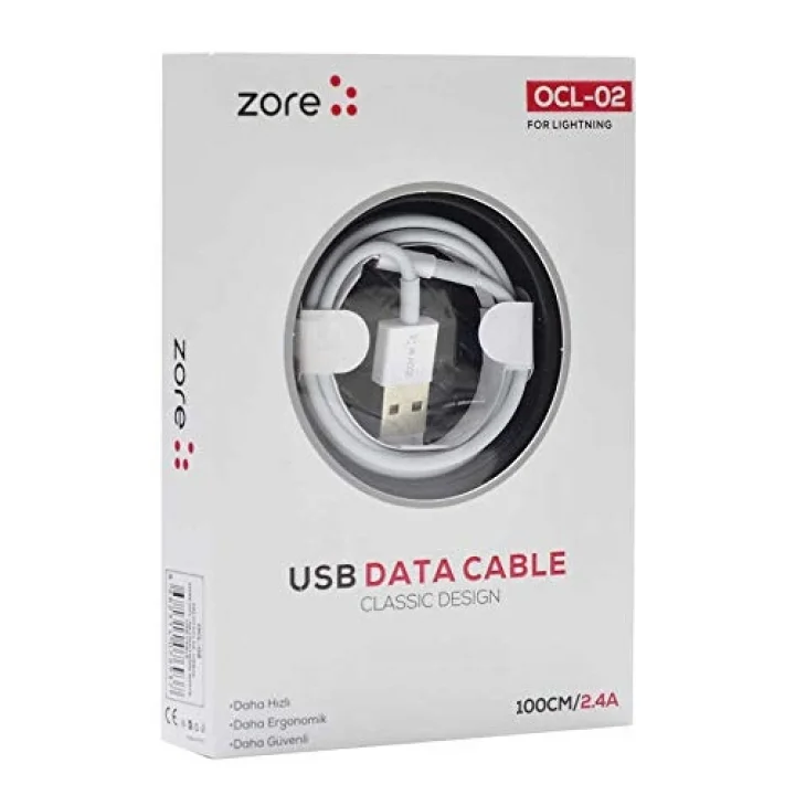OCL-02 Lightning Usb Kablo Beyaz