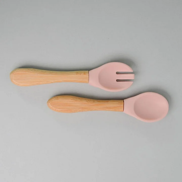 Oioi Mama Kaşığı Ve Çatal Seti 010600 Pinky Pink