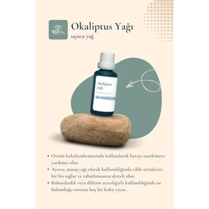 Okaliptus Yağı 30 ml - Ferahlatıcı ve Aromaterapi Yağ