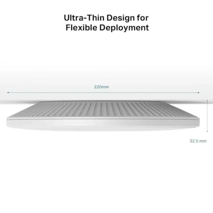 Omada EAP773 9300 Mbps Wi-Fi 7 10G Port Tavan Tipi Access Point