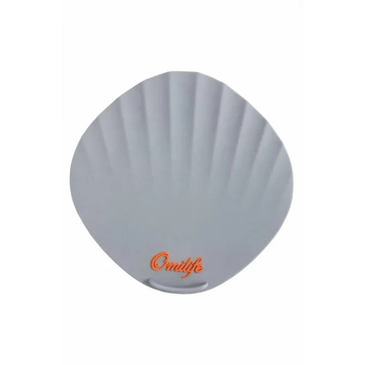 Omilife Koku ve Böcek Önleyici Gider Kapağı, Silikon Drenaj Tıkacı, Gider Koruyucu Tıpa, Banyo, Mutfak, Balkon, Lavabo İçin Uyumlu Su Sızdırmaz Gider Tıkacı Deniz Kabugu GRİ
