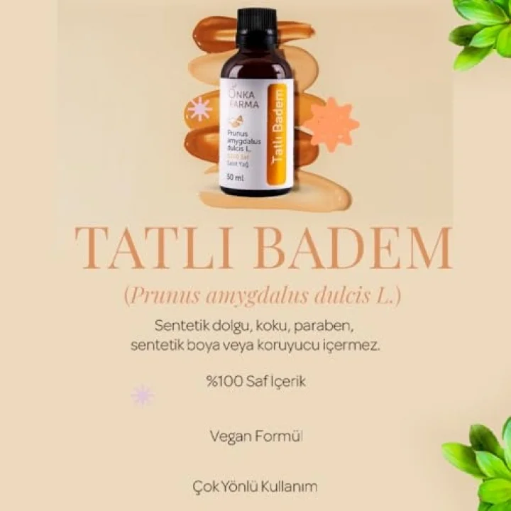 Onka Farma Tatlı Badem Yağı 50 ml