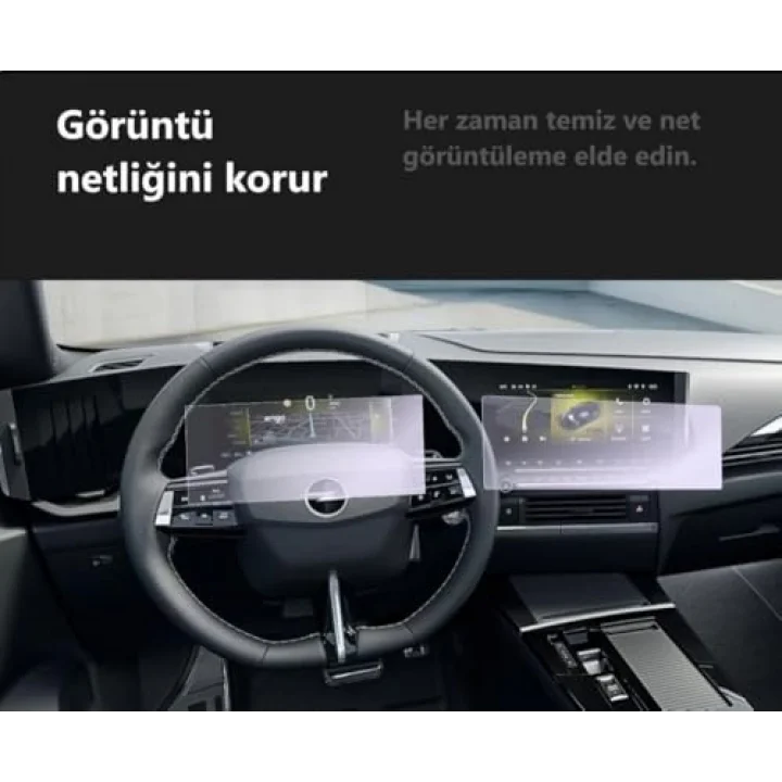 Opel Astra Elegance & Gs İle Uyumlu Ekran Koruyucu Multimedya Gösterge