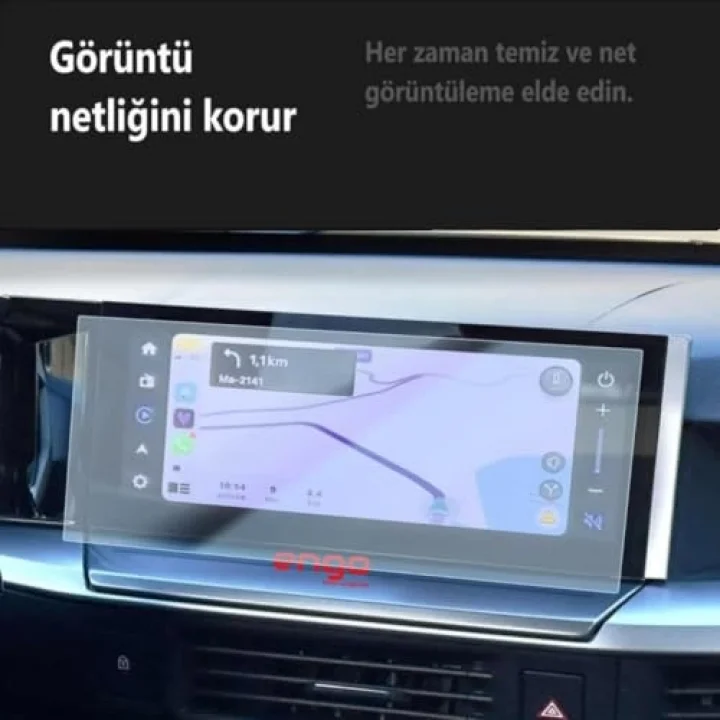 Opel Frontera 10 İnç İle Uyumlu Ekran Koruyucu Multimedya Nano Parlak