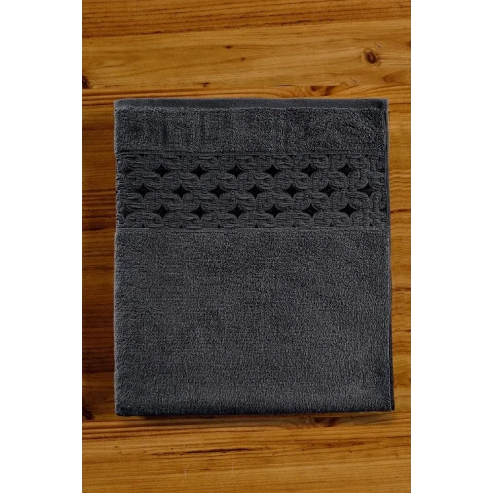 Oppolo 2li Havlu Seti, Antrasit 50x90, 70x140