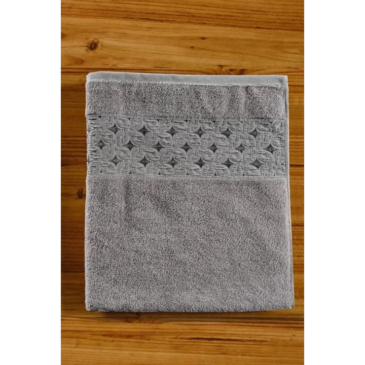 Oppolo 2li Havlu Seti, Gri 50x90, 70x140
