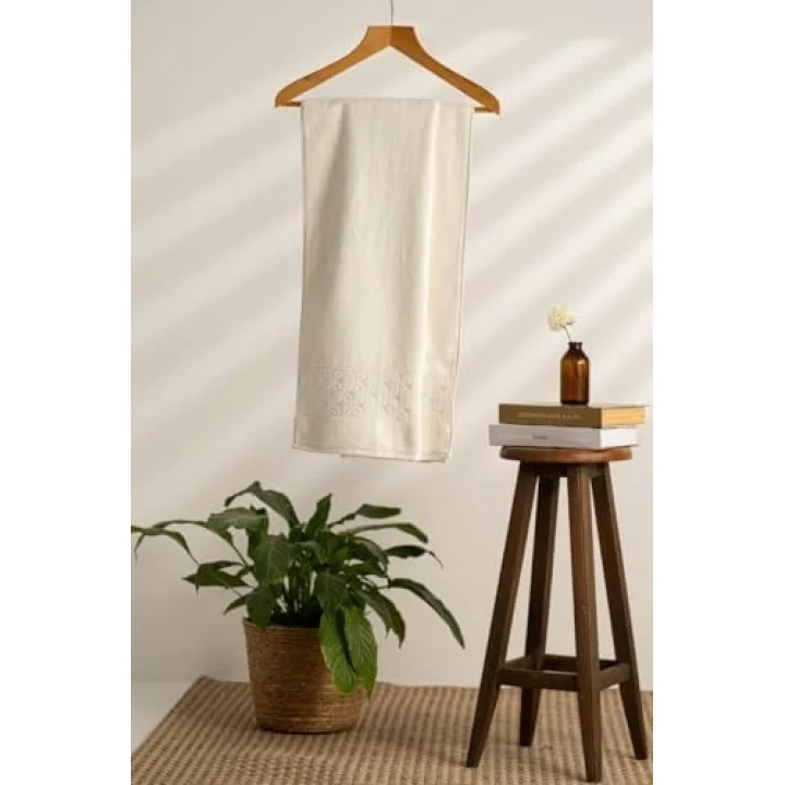 Oppolo 70x140 Banyo Havlusu, Krem