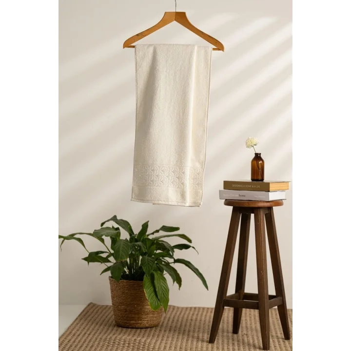 Oppolo 70x140 Banyo Havlusu, Krem