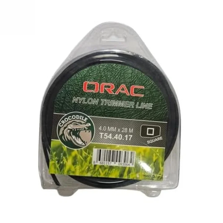 Orac Kare Siyah Tırpan Misinası, 4 mm, 28 m