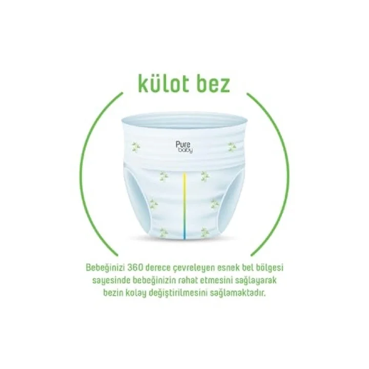 Organik Bambu Özlü Külot Bez 4Lü Paket 4 Numara Maxi 192 Adet