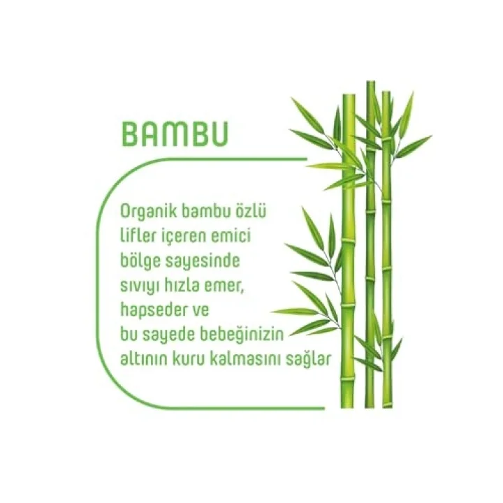Organik Bambu Özlü Külot Bez 4Lü Paket 4 Numara Maxi 192 Adet